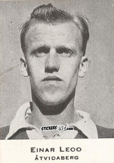 Figurina Einar Leoo - Allsvenskan 1951-1952 n. 32 - Alifabolaget
