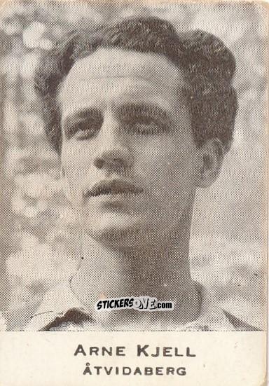 Figurina Arne Kjell - Allsvenskan 1951-1952 n. 34 - Alifabolaget
