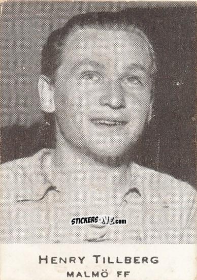 Figurina Henry Tillberg - Allsvenskan 1951-1952 n. 39 - Alifabolaget

