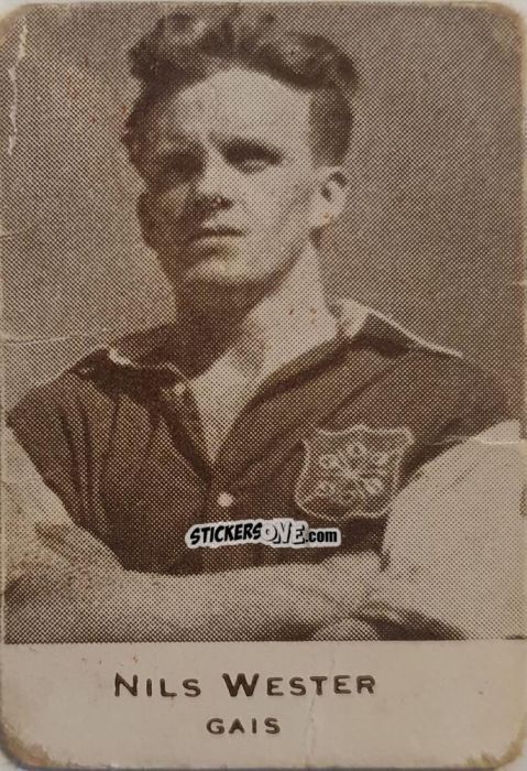 Figurina Nils Wester - Allsvenskan 1951-1952 n. 41 - Alifabolaget
