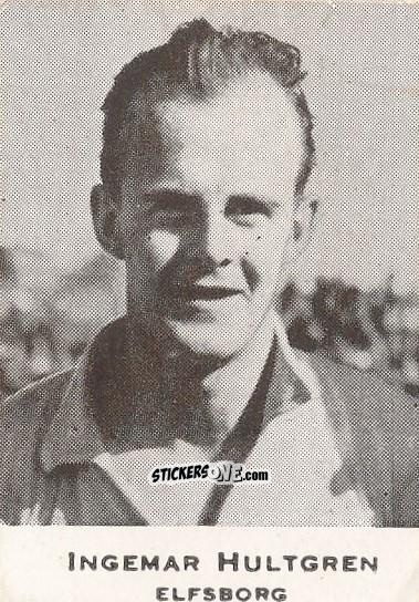 Figurina Ingemar Hultgren - Allsvenskan 1951-1952 n. 49 - Alifabolaget
