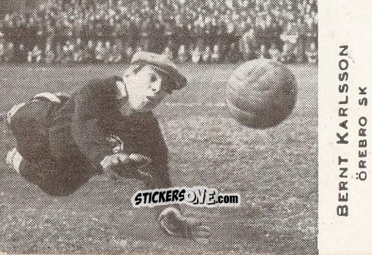 Figurina Bernt Karlsson - Allsvenskan 1951-1952 n. 54 - Alifabolaget
