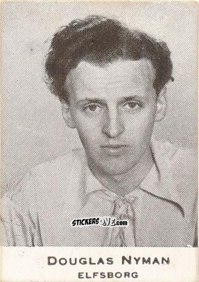 Figurina Douglas Nyman - Allsvenskan 1951-1952 n. 60 - Alifabolaget
