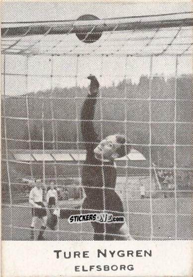 Figurina Ture Nygren - Allsvenskan 1951-1952 n. 61 - Alifabolaget
