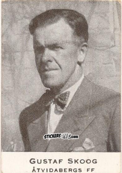Figurina Gustaf Skoog - Allsvenskan 1951-1952 n. 72 - Alifabolaget
