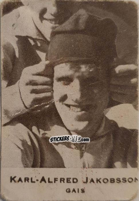 Figurina Karl-Alfred Jakobsson - Allsvenskan 1951-1952 n. 73 - Alifabolaget
