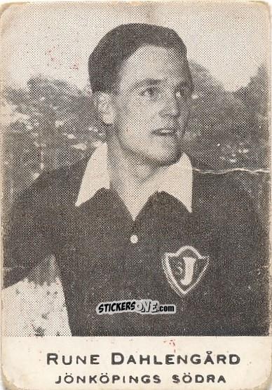 Figurina Rune Dahléngård - Allsvenskan 1951-1952 n. 92 - Alifabolaget
