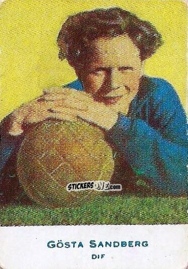 Cromo Gösta Sandberg - Allsvenskan 1953-1956 n. 4 - Alifabolaget

