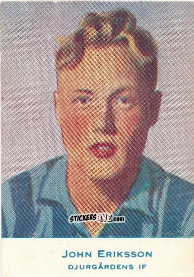Figurina John Eriksson - Allsvenskan 1953-1956 n. 5_1 - Alifabolaget
