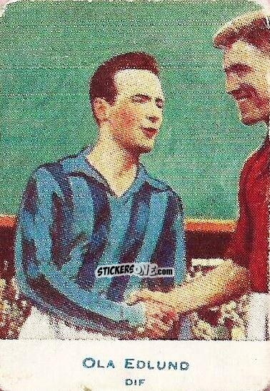 Figurina Ola Edlund - Allsvenskan 1953-1956 n. 6 - Alifabolaget
