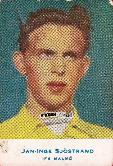 Cromo Jan-Inge Sjöstrand - Allsvenskan 1953-1956 n. 12 - Alifabolaget
