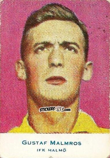 Cromo Gustaf Malmros - Allsvenskan 1953-1956 n. 19 - Alifabolaget
