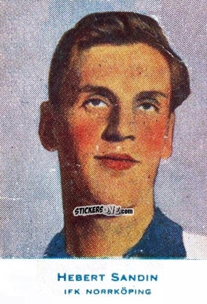 Cromo Herbert Sandin - Allsvenskan 1953-1956 n. 26 - Alifabolaget
