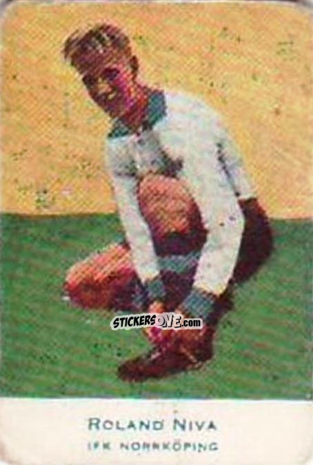 Cromo Roland Niva - Allsvenskan 1953-1956 n. 33 - Alifabolaget
