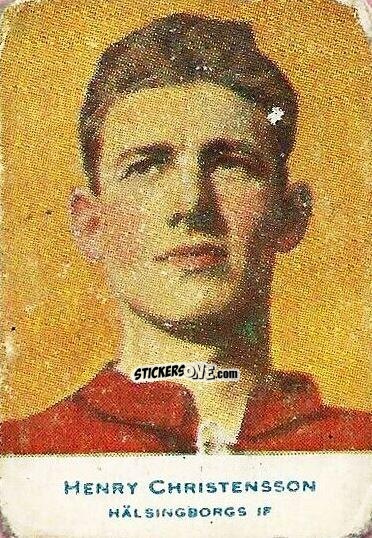 Figurina Henry Christensson - Allsvenskan 1953-1956 n. 40 - Alifabolaget
