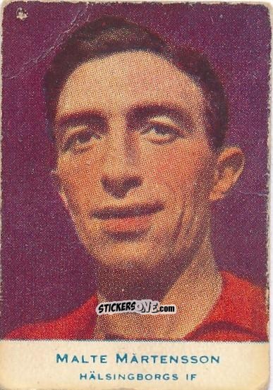 Figurina Malte Mårtensson - Allsvenskan 1953-1956 n. 44 - Alifabolaget
