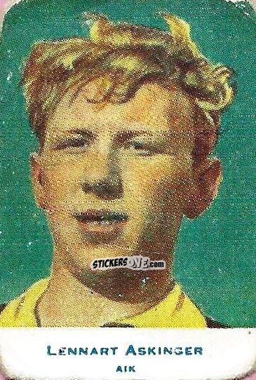 Figurina Lennart Askinger - Allsvenskan 1953-1956 n. 61 - Alifabolaget

