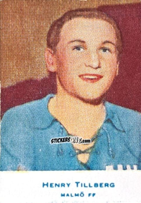 Sticker Henry Thillberg - Allsvenskan 1953-1956 n. 80 - Alifabolaget
