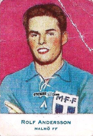 Figurina Rolf Andersson - Allsvenskan 1953-1956 n. 83 - Alifabolaget
