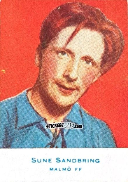Cromo Sune Sandbring - Allsvenskan 1953-1956 n. 84 - Alifabolaget
