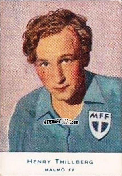 Figurina Henry Thillberg - Allsvenskan 1953-1956 n. 88 - Alifabolaget
