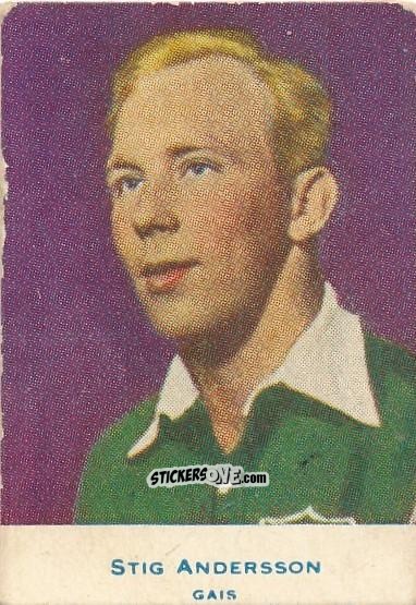 Figurina Stig Andersson - Allsvenskan 1953-1956 n. 92 - Alifabolaget
