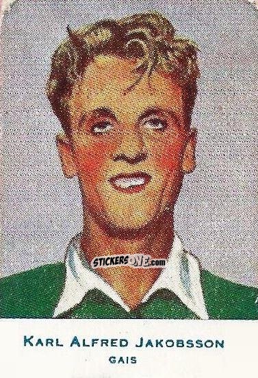 Figurina Karl Alfred Jakobsson - Allsvenskan 1953-1956 n. 93_1 - Alifabolaget
