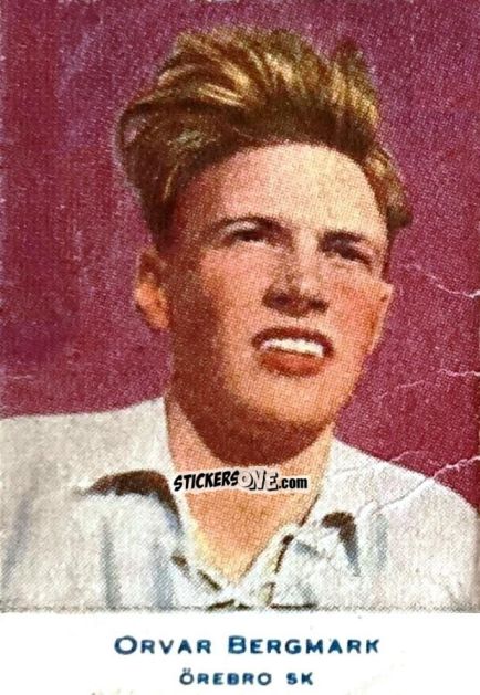 Sticker Orvar Bergmark - Allsvenskan 1953-1956 n. 107 - Alifabolaget
