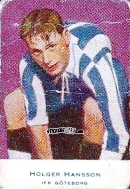 Figurina Holger Hansson - Allsvenskan 1953-1956 n. 111 - Alifabolaget
