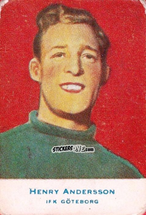 Figurina Henry Andersson - Allsvenskan 1953-1956 n. 115 - Alifabolaget
