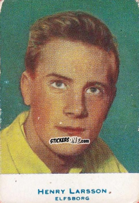 Figurina Henry Larsson - Allsvenskan 1953-1956 n. 122 - Alifabolaget
