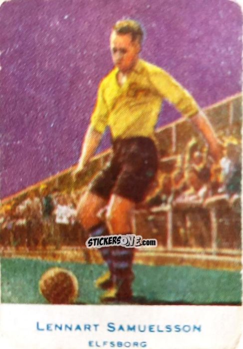 Figurina Lennart Samuelsson - Allsvenskan 1953-1956 n. 123 - Alifabolaget
