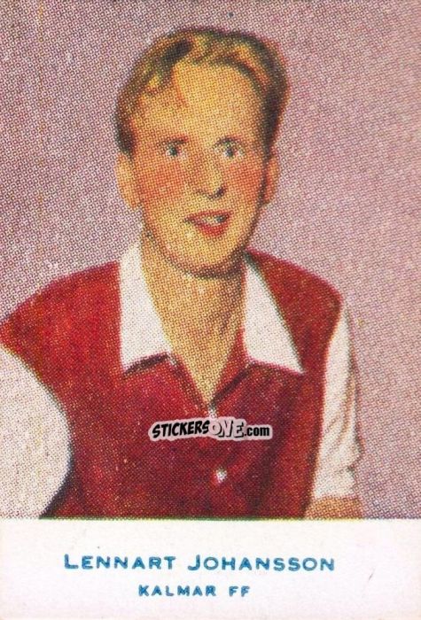 Figurina Lennart Johansson - Allsvenskan 1953-1956 n. 133 - Alifabolaget
