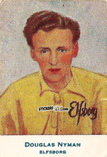Figurina Douglas Nyman - Allsvenskan 1953-1956 n. 142 - Alifabolaget

