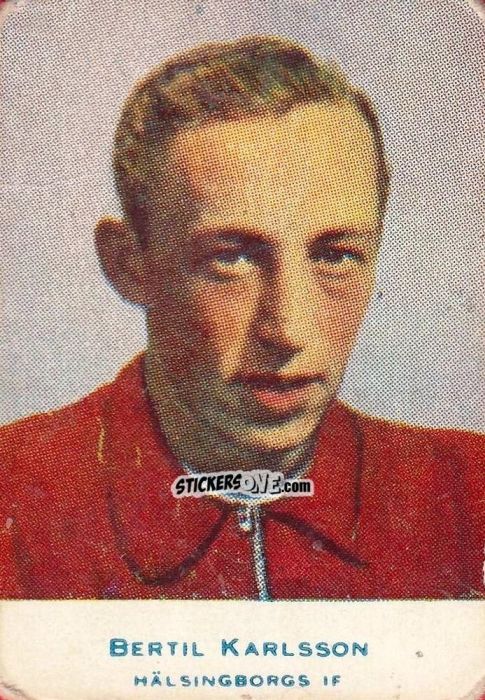 Figurina Bertil Karlsson - Allsvenskan 1953-1956 n. 157 - Alifabolaget
