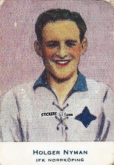 Cromo Holger Nyman - Allsvenskan 1953-1956 n. 168 - Alifabolaget
