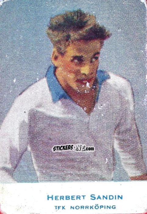 Cromo Herbert Sandin - Allsvenskan 1953-1956 n. 185 - Alifabolaget
