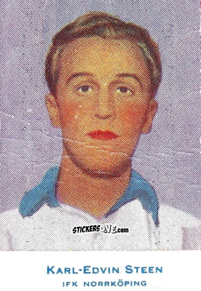 Cromo Karl-Edvin Steen - Allsvenskan 1953-1956 n. 186_2 - Alifabolaget
