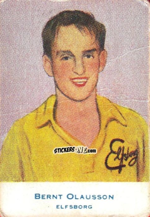 Figurina Bernt Olausson - Allsvenskan 1953-1956 n. 195 - Alifabolaget
