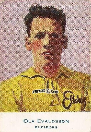 Figurina Ola Evaldsson - Allsvenskan 1953-1956 n. 196 - Alifabolaget
