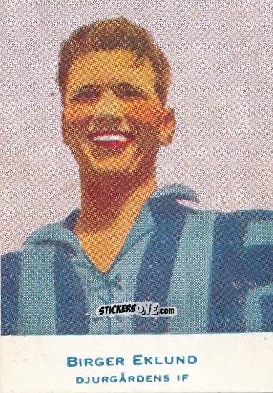 Figurina Birger Eklund - Allsvenskan 1953-1956 n. 214 - Alifabolaget
