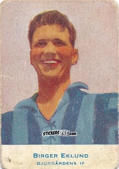 Figurina Birger Eklund - Allsvenskan 1953-1956 n. 214_1 - Alifabolaget
