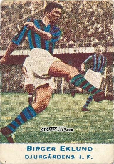 Figurina Birger Eklund - Allsvenskan 1953-1956 n. 214_3 - Alifabolaget

