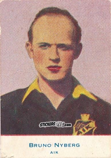 Figurina Bruno Nyberg - Allsvenskan 1953-1956 n. 220 - Alifabolaget
