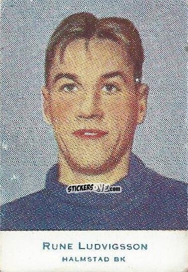 Cromo Rune Ludvigsson - Allsvenskan 1953-1956 n. 252 - Alifabolaget
