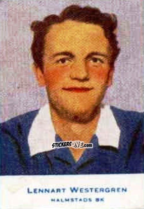 Cromo Lennart Westergren - Allsvenskan 1953-1956 n. 263 - Alifabolaget
