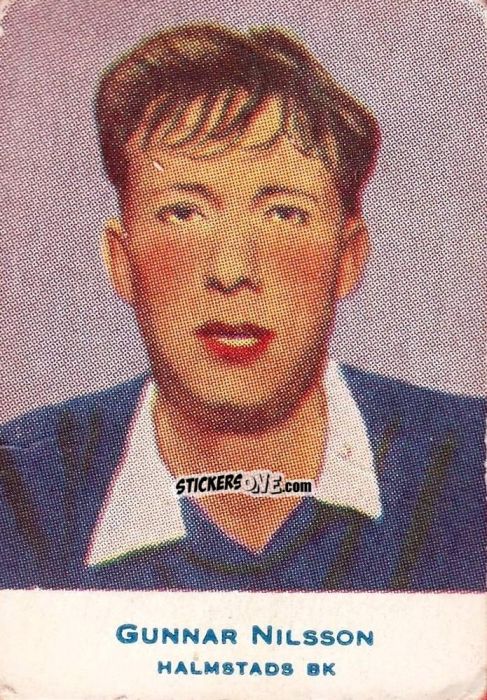 Cromo Gunnar Nilsson - Allsvenskan 1953-1956 n. 265 - Alifabolaget
