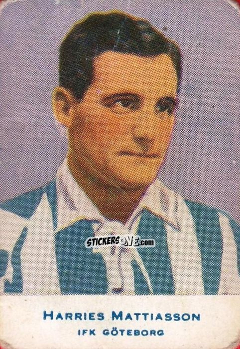 Figurina Harries Mattiasson - Allsvenskan 1953-1956 n. 296 - Alifabolaget
