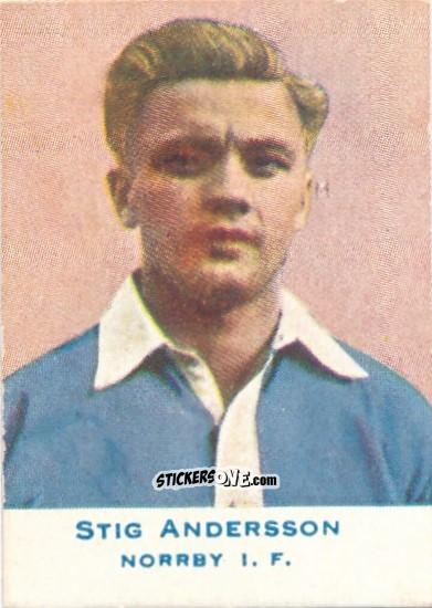 Cromo Stig Andersson - Allsvenskan 1953-1956 n. 332 - Alifabolaget
