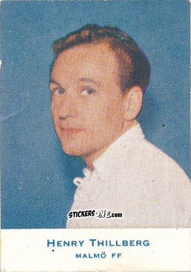 Figurina Henry Thillberg - Allsvenskan 1953-1956 n. 376 - Alifabolaget

